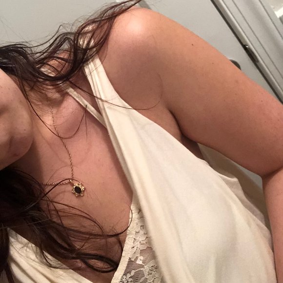 Free People flowy cream tank top - Picture 2 of 10
